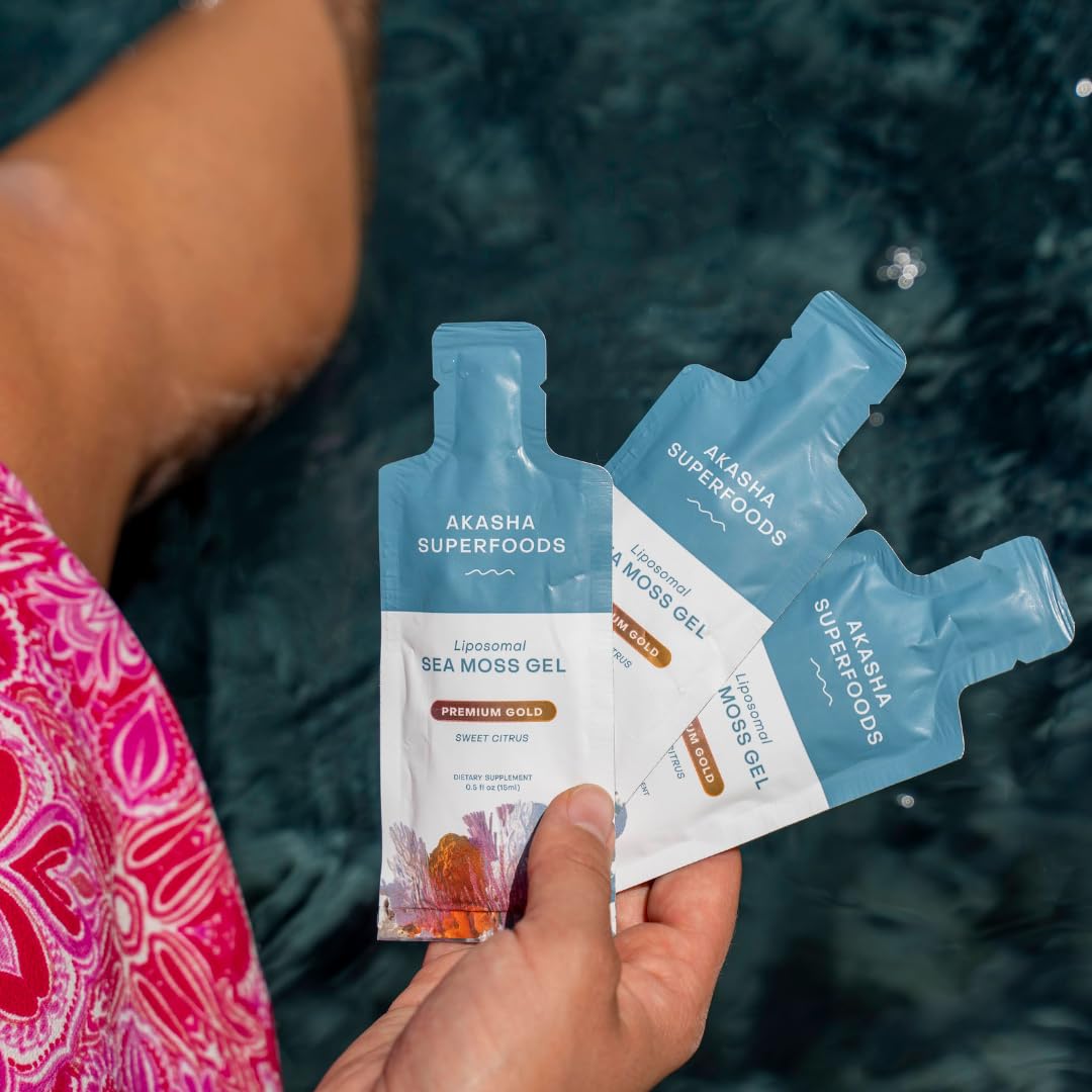 Convenient on-the-go sachets for sea moss gel