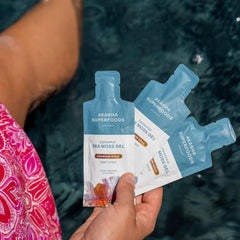 Convenient on-the-go sachets for sea moss gel