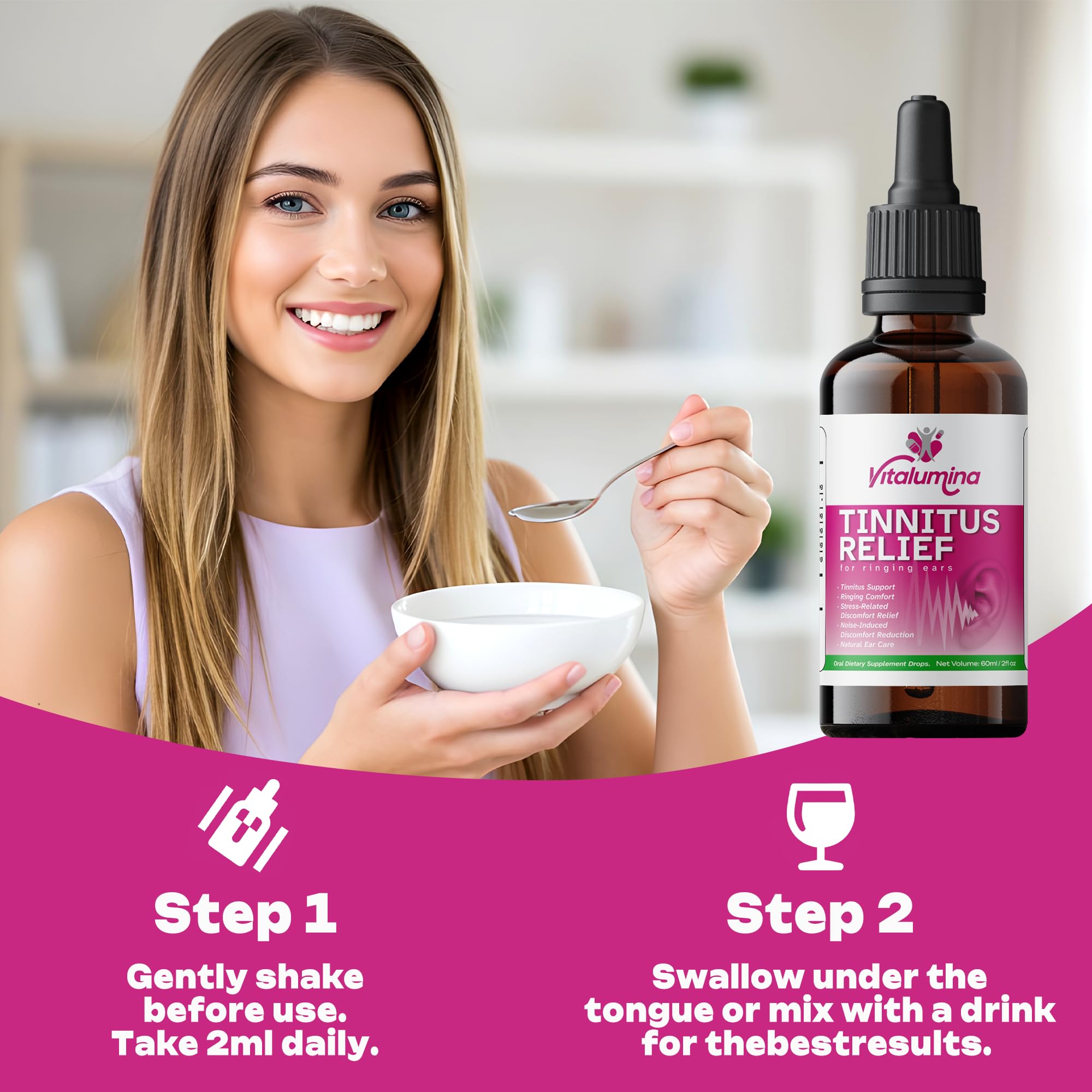 travel-friendly 60ml bottle for on the go use