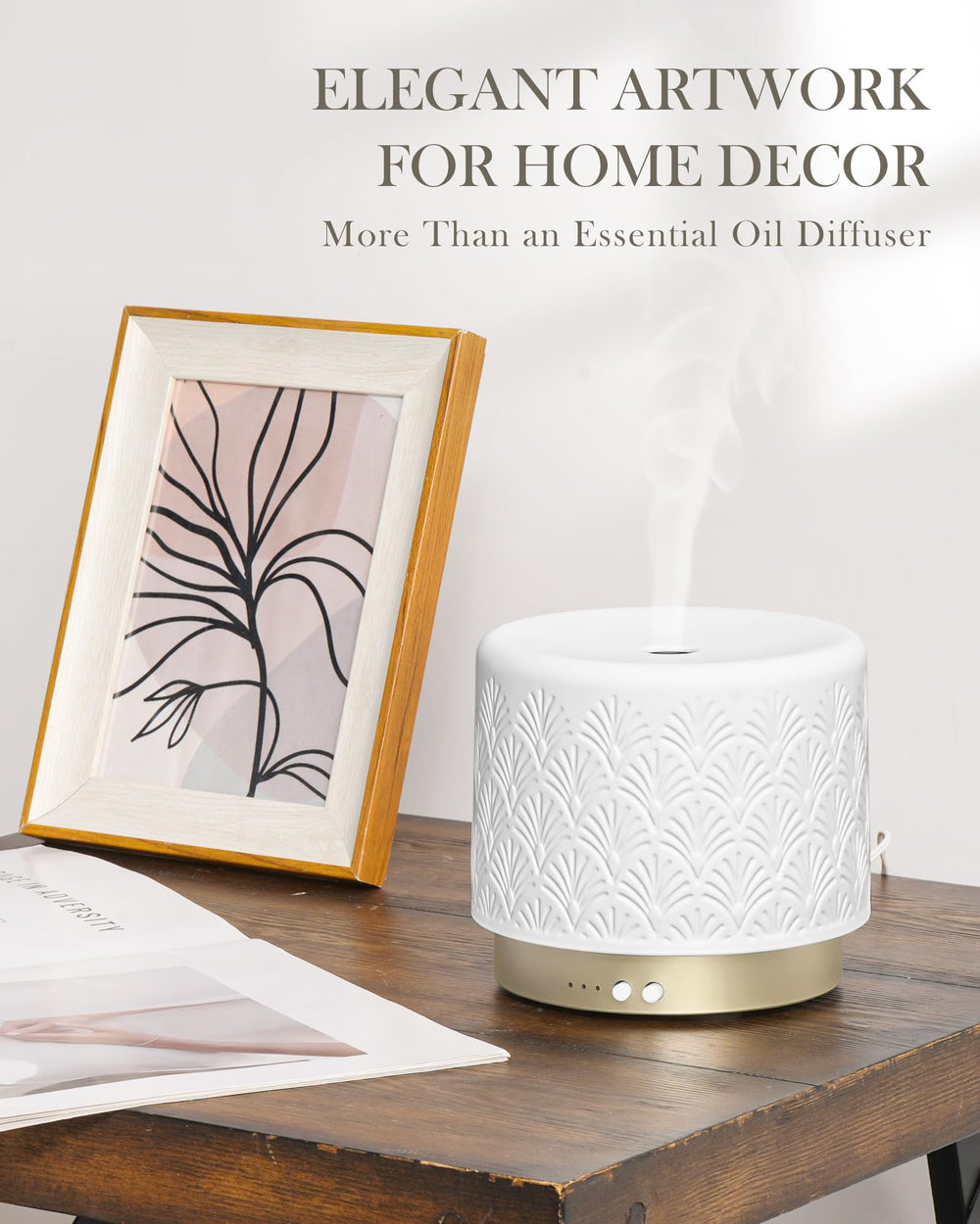 Diffuser shown in an office space