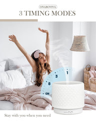 Packaging includes diffuser, power adapter and manual