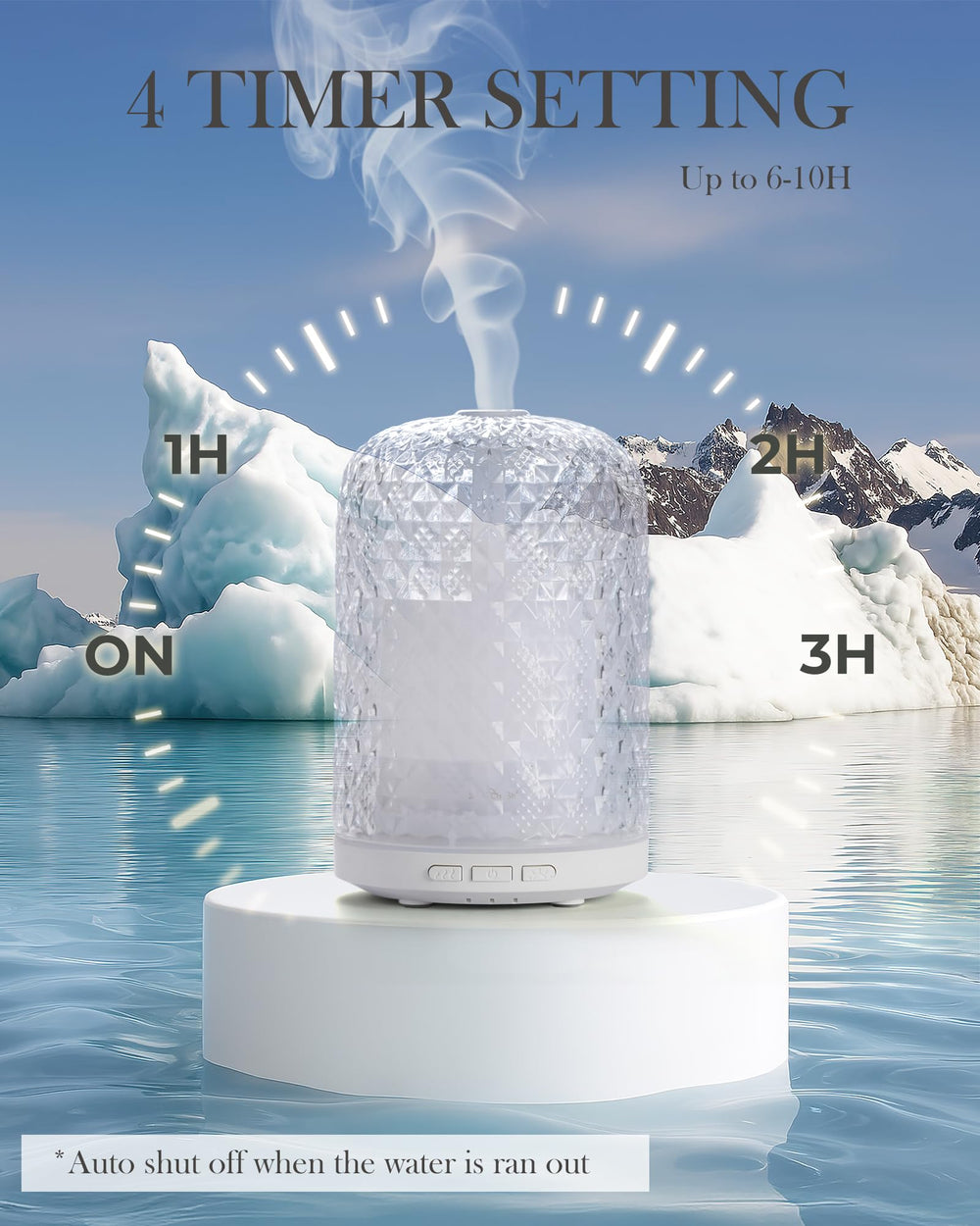 Close-up of BPA-free water tank in Onaboviva diffuser