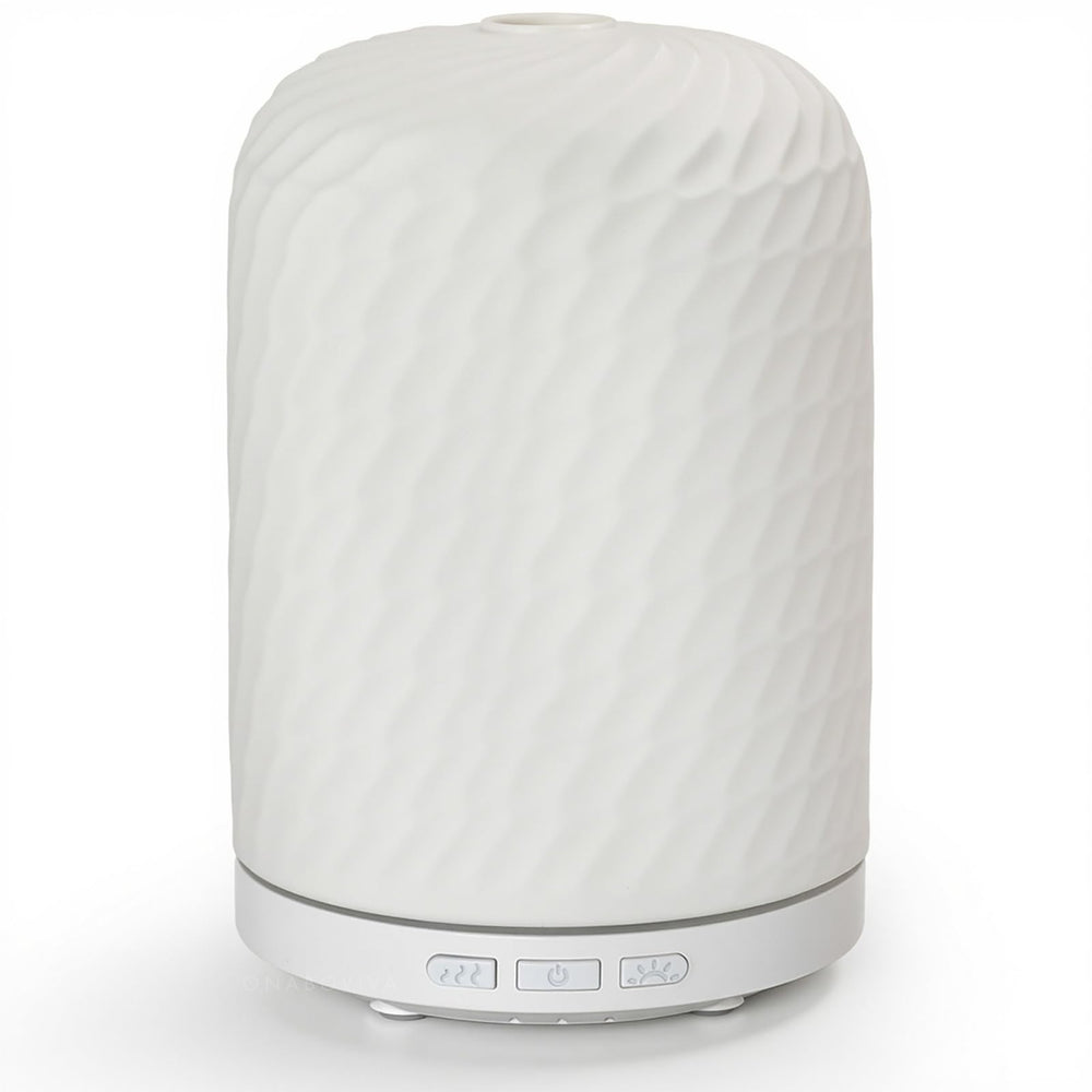 Packaging with diffuser, USB cable, and manual