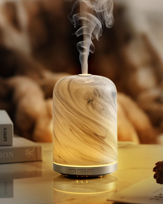 Front view of Onaboviva Essential Oil Diffuser with 120ml water tank