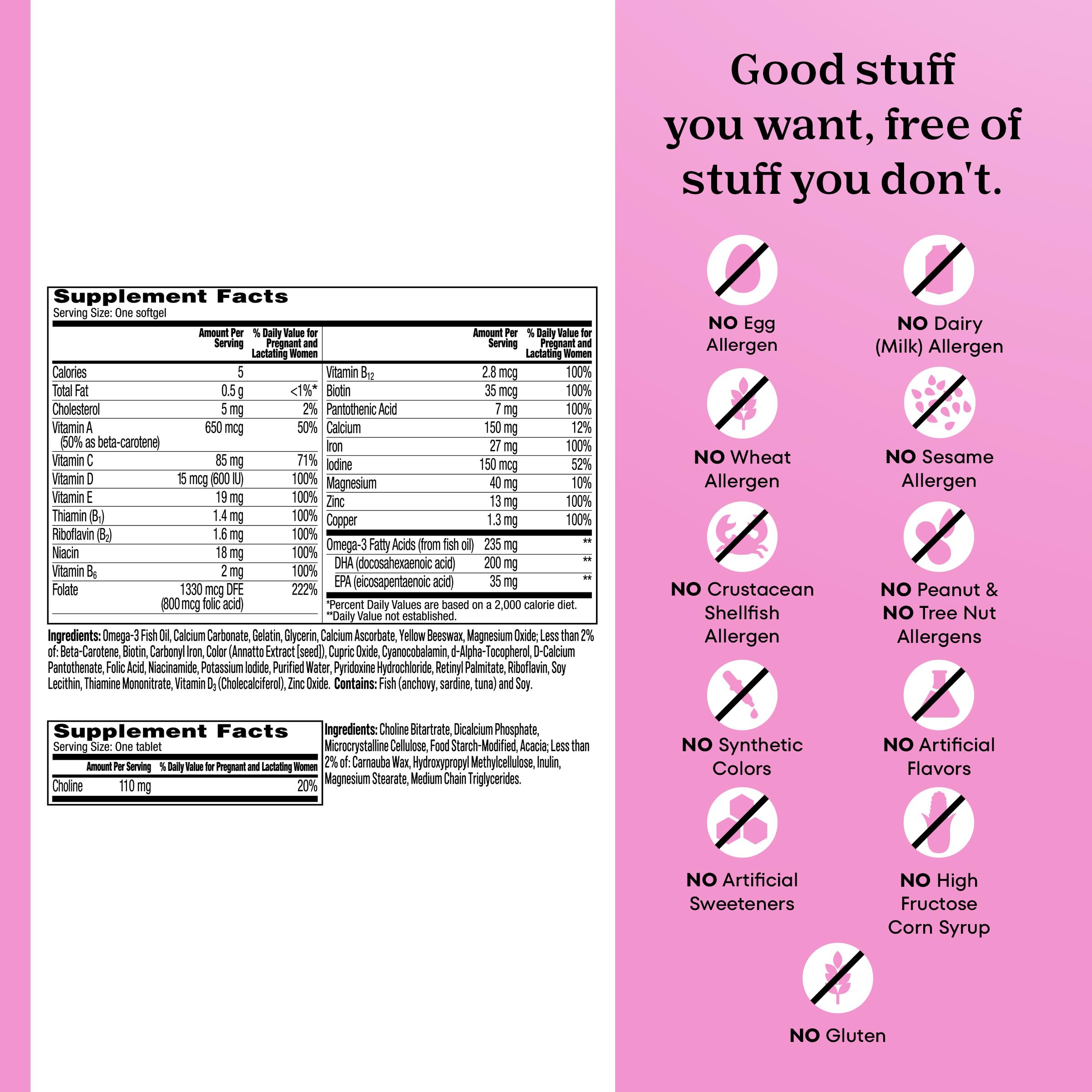 Packaging variations may vary for One A Day Prenatal Advanced