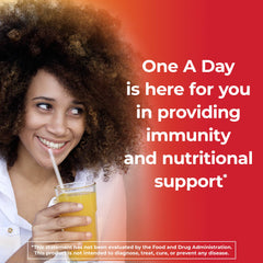 Close-up of the tablets from One A Day Triple Immune Support