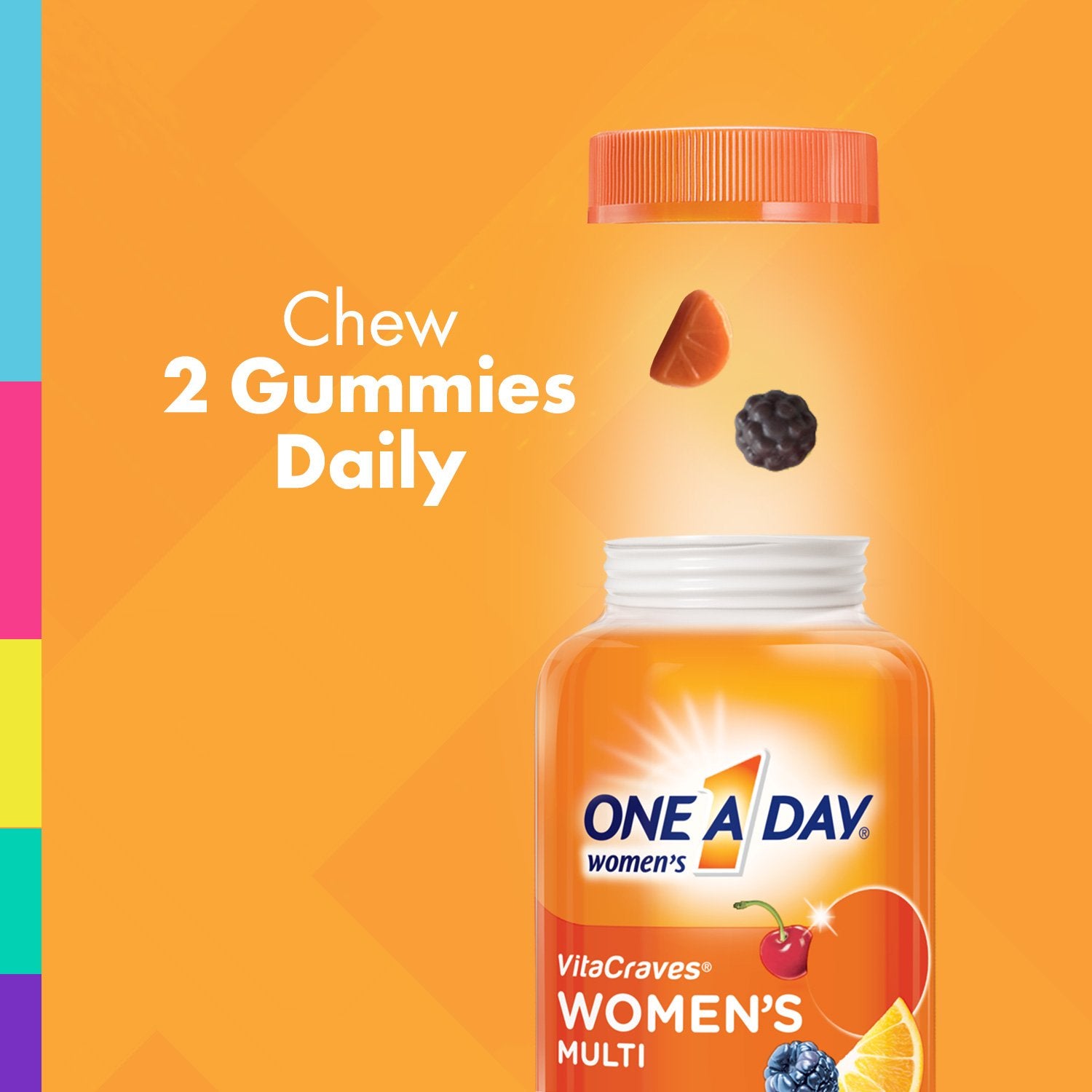 Label on One A Day Women’s VitaCraves bottle