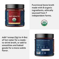 Slippery elm root powder in a scoop