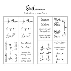 One Grace Soul Collection waterproof mini tattoo enduring through activities