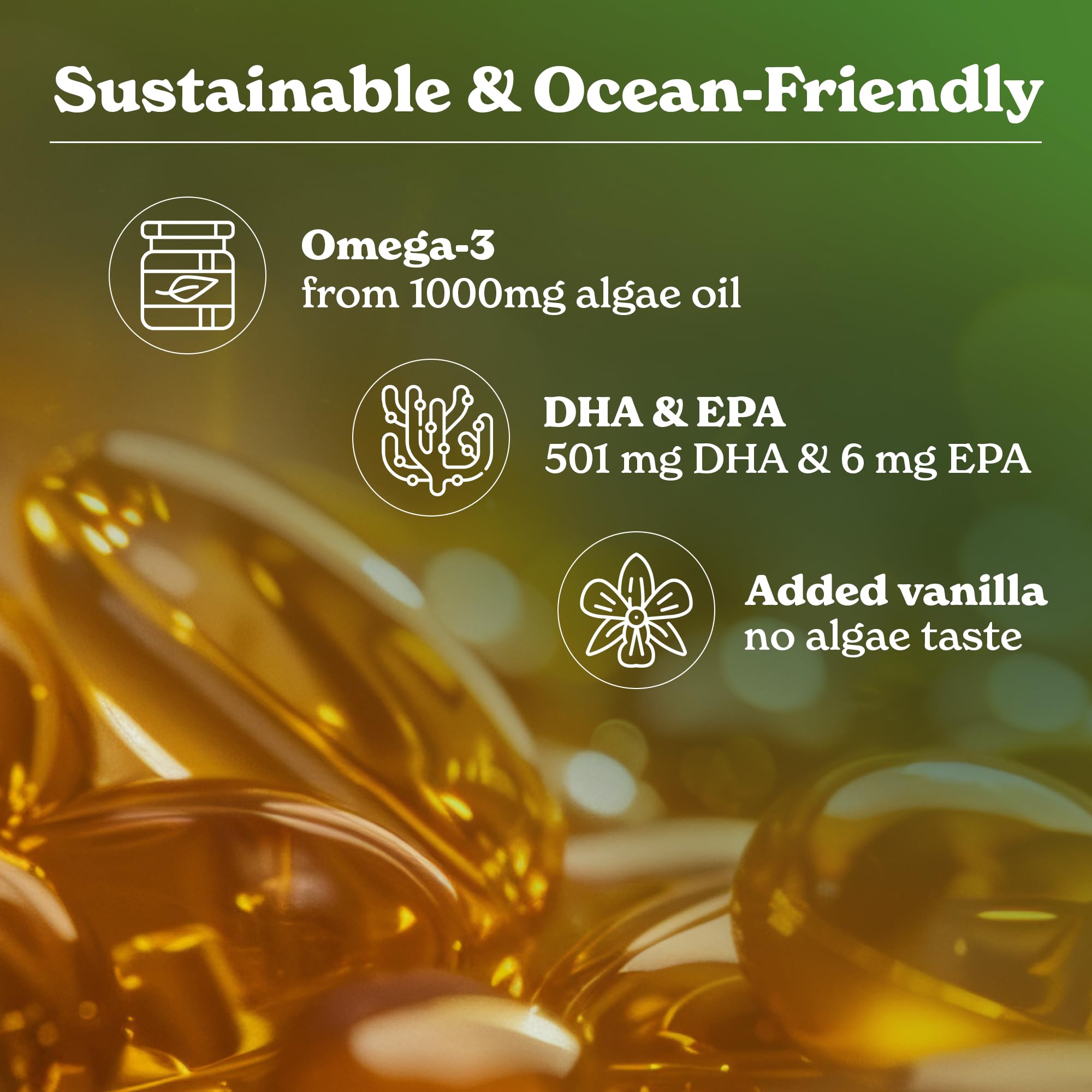One-month supply with 30 softgels