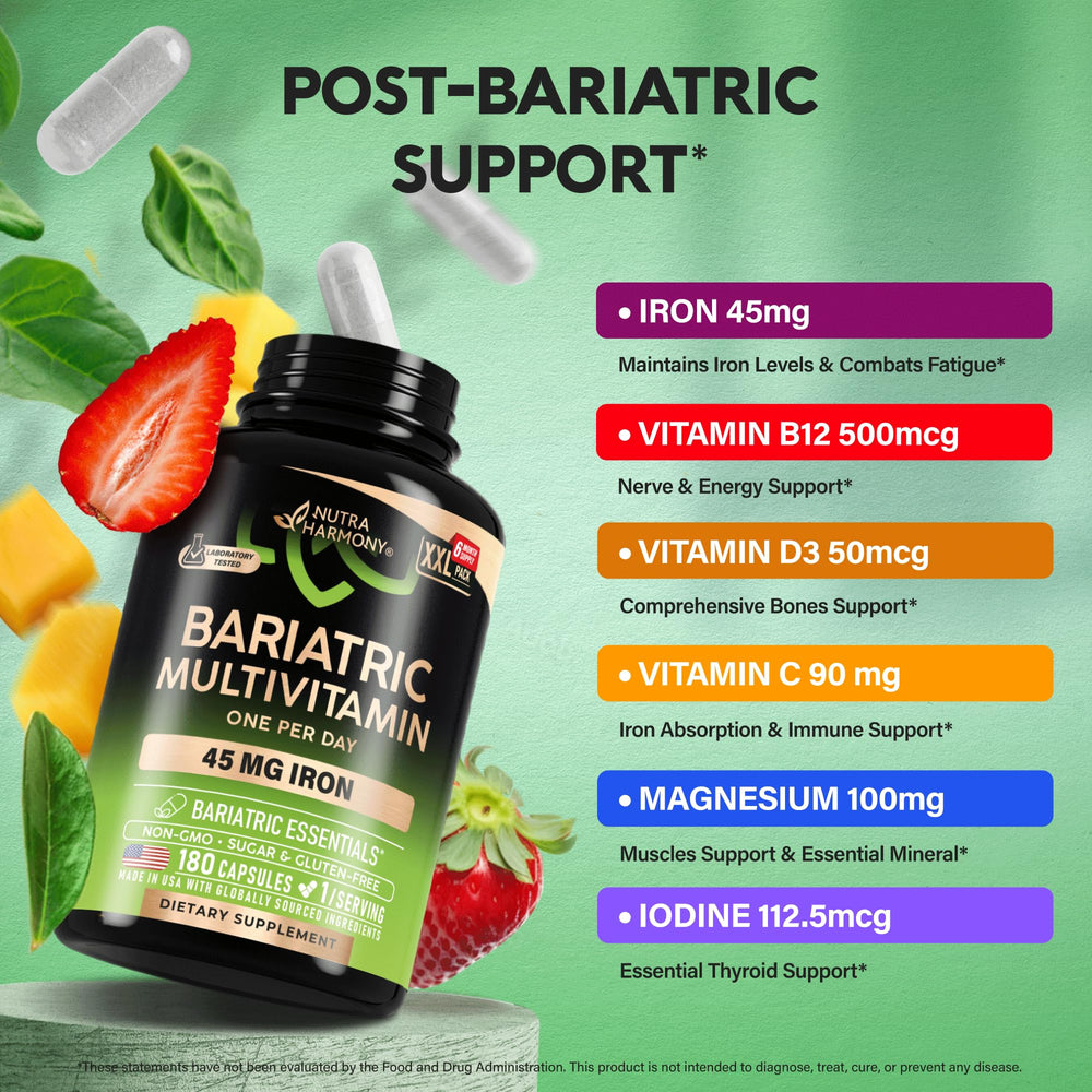 Packaging highlighting One Per Day bariatric vitamin