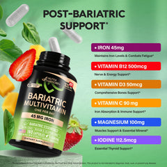 Packaging highlighting One Per Day bariatric vitamin