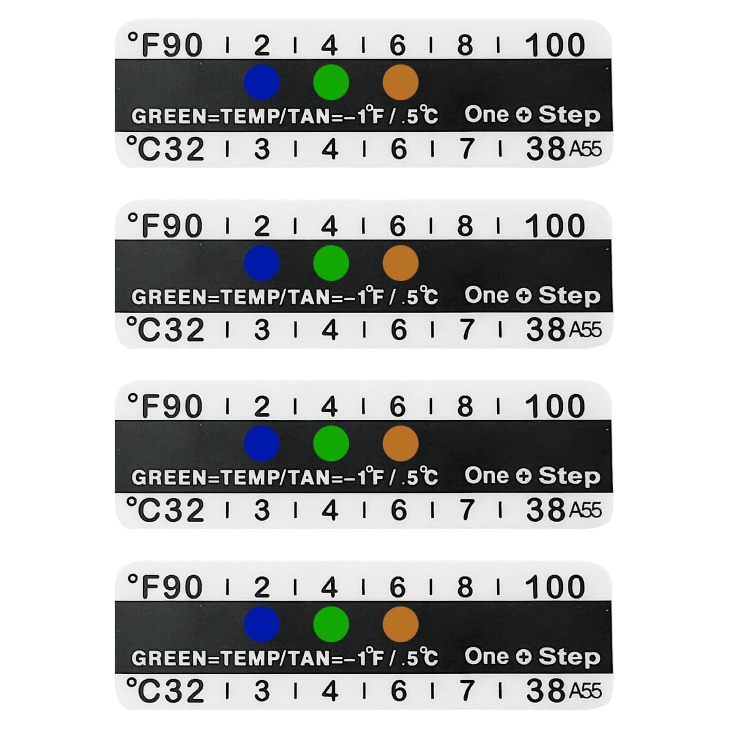 One Step Urine Temperature Test Strips – adhesive strip on bottle