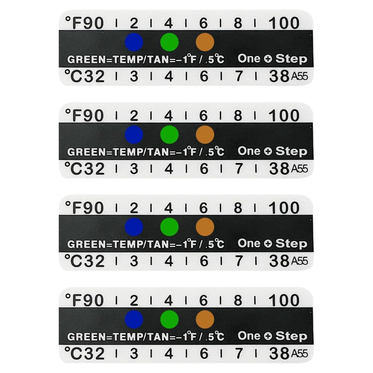 One Step Urine Temperature Test Strips – adhesive strip on bottle