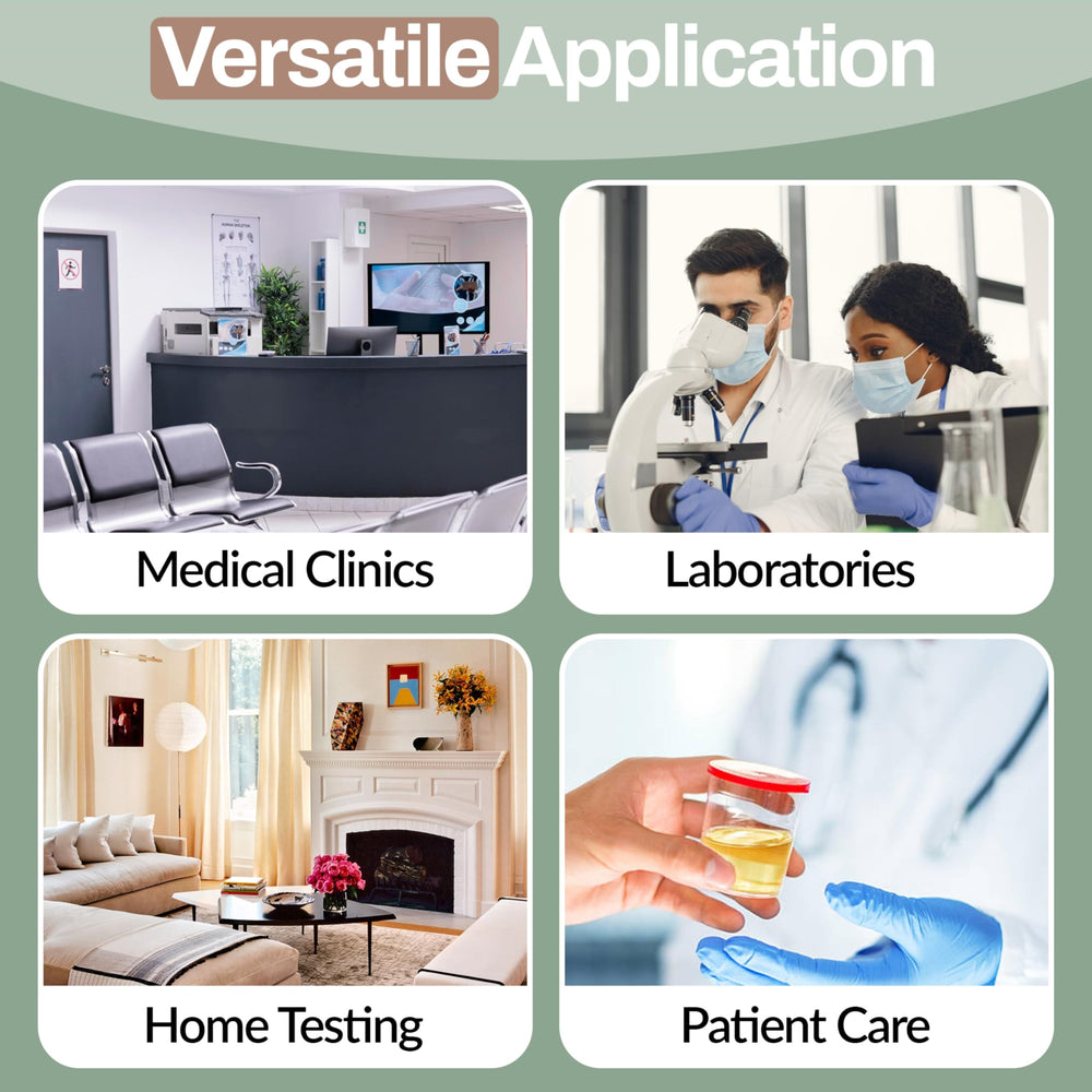 Versatile use of stick-on temperature strips in clinical and home settings