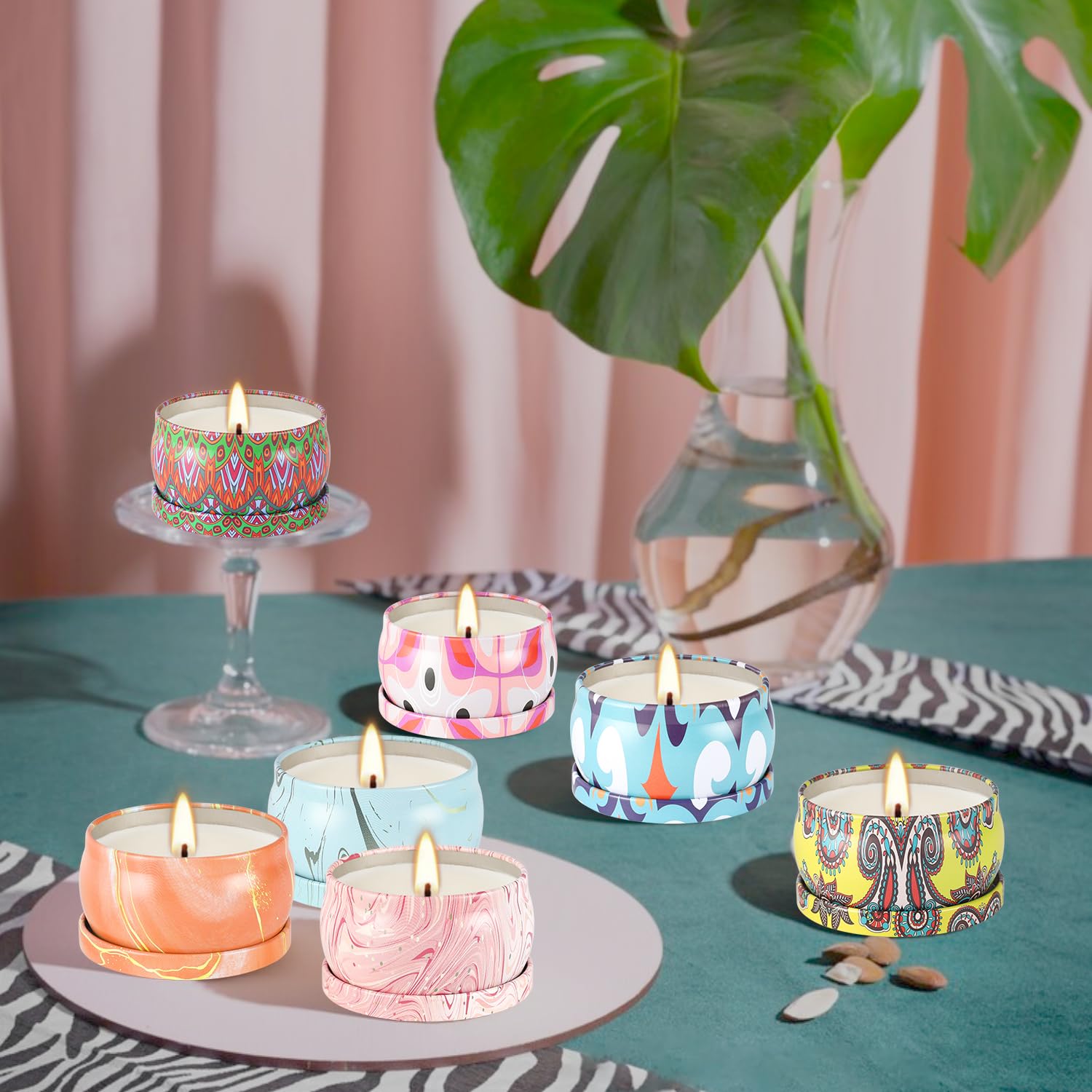 Assorted fragrances included in the Onebird set (Rose, Lavender, Vanilla, etc.)