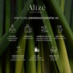 OneCert USDA Organic certification label for lemongrass oil