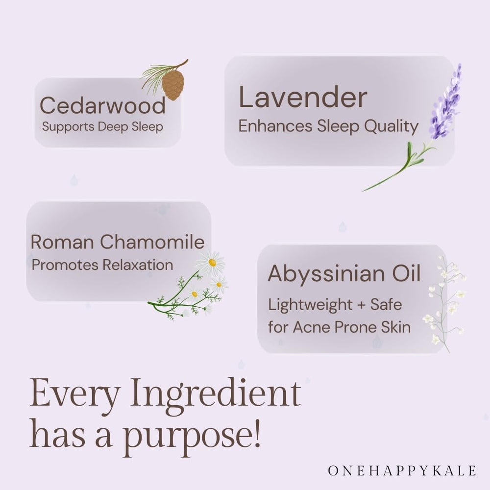 Onehappykale Sleep Roll-On application on wrist for quick calm.