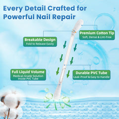 ONIADBA individually wrapped-swabs emphasize hygienic single-use application.