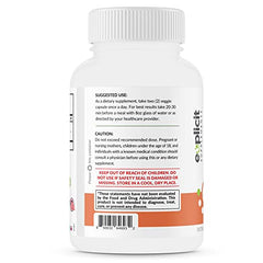 All Natural Onion Extract 1000mg bottle back with label details