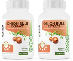All Natural Onion Extract 1000mg bottle front view
