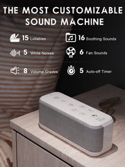 OnLyee sleep soundscape with lullabies creating a calm bedtime routine