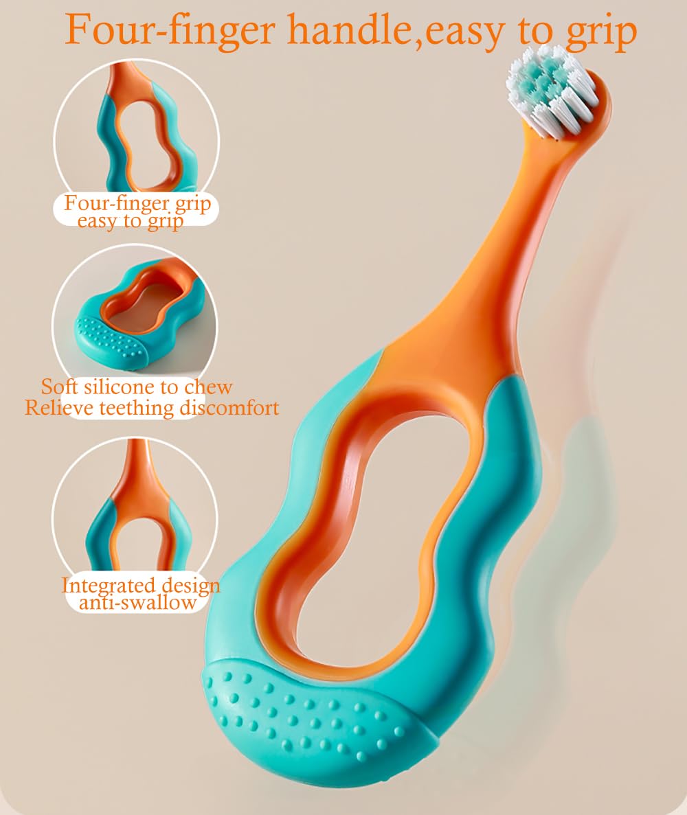 Calabash ergonomic handle design for parent and baby grip