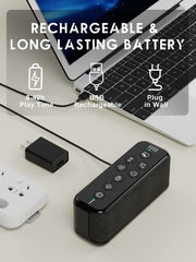 OnLyee rechargeable battery lifecycle, lasting hours for uninterrupted sleep and focus.