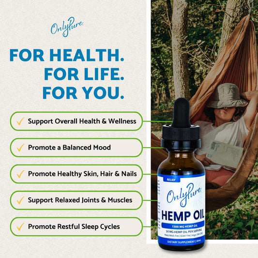 Close up of dropper dispensing hemp oil from 30 mL bottle
