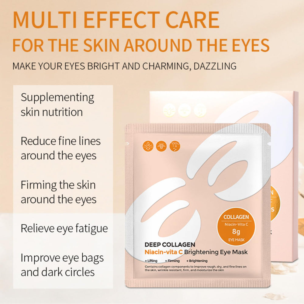 ONMYLOVIN cooling and relaxing eye patch treatment in use