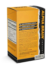 Front label of ONNIT Alpha Brain Instant Peach
