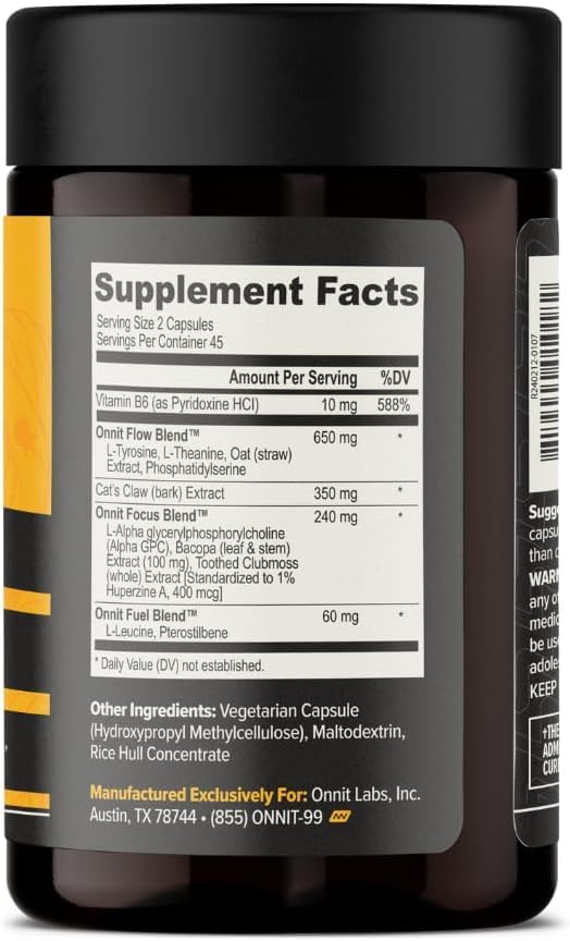 Memory and focus graphic for ONNIT Alpha BRAIN