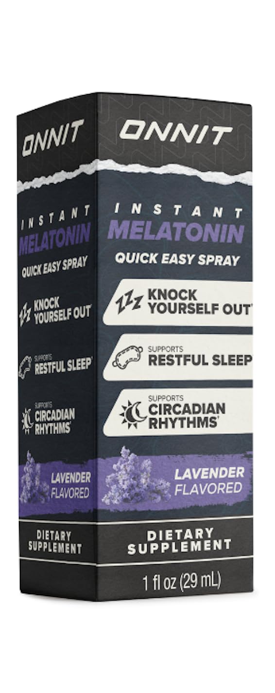 Travel-friendly packaging for ONNIT melatonin spray