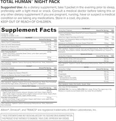 Illustration of the benefits of Total Human vitamins