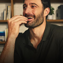 Close-up of Alpha Brain capsules