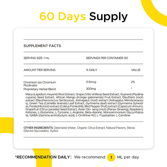 Side view of ONOTIC Glyco Support Steady Shield Drops bottle with label