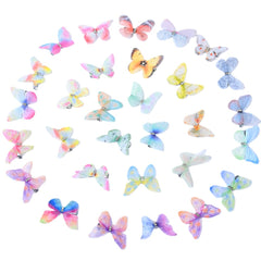 OOPPOO butterfly clips pack in colorful designs adds shimmer to everyday hairstyles