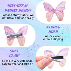 OOPPOO butterfly clips 3D fabric with soft, durable wings