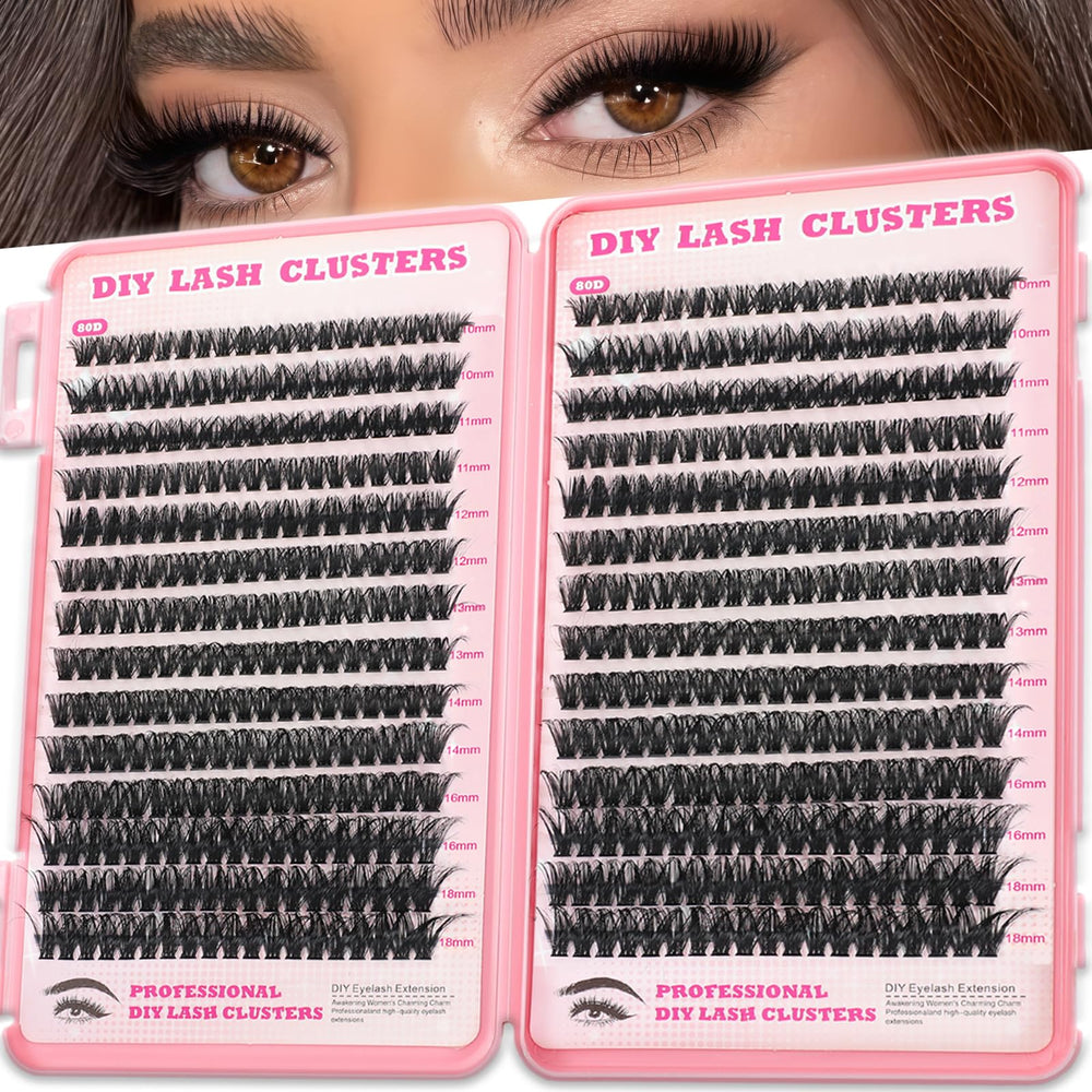 OOPPOO Manga Lash Clusters deliver a dense 80D look for bold eyes.