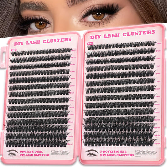 OOPPOO Manga Lash Clusters deliver a dense 80D look for bold eyes.