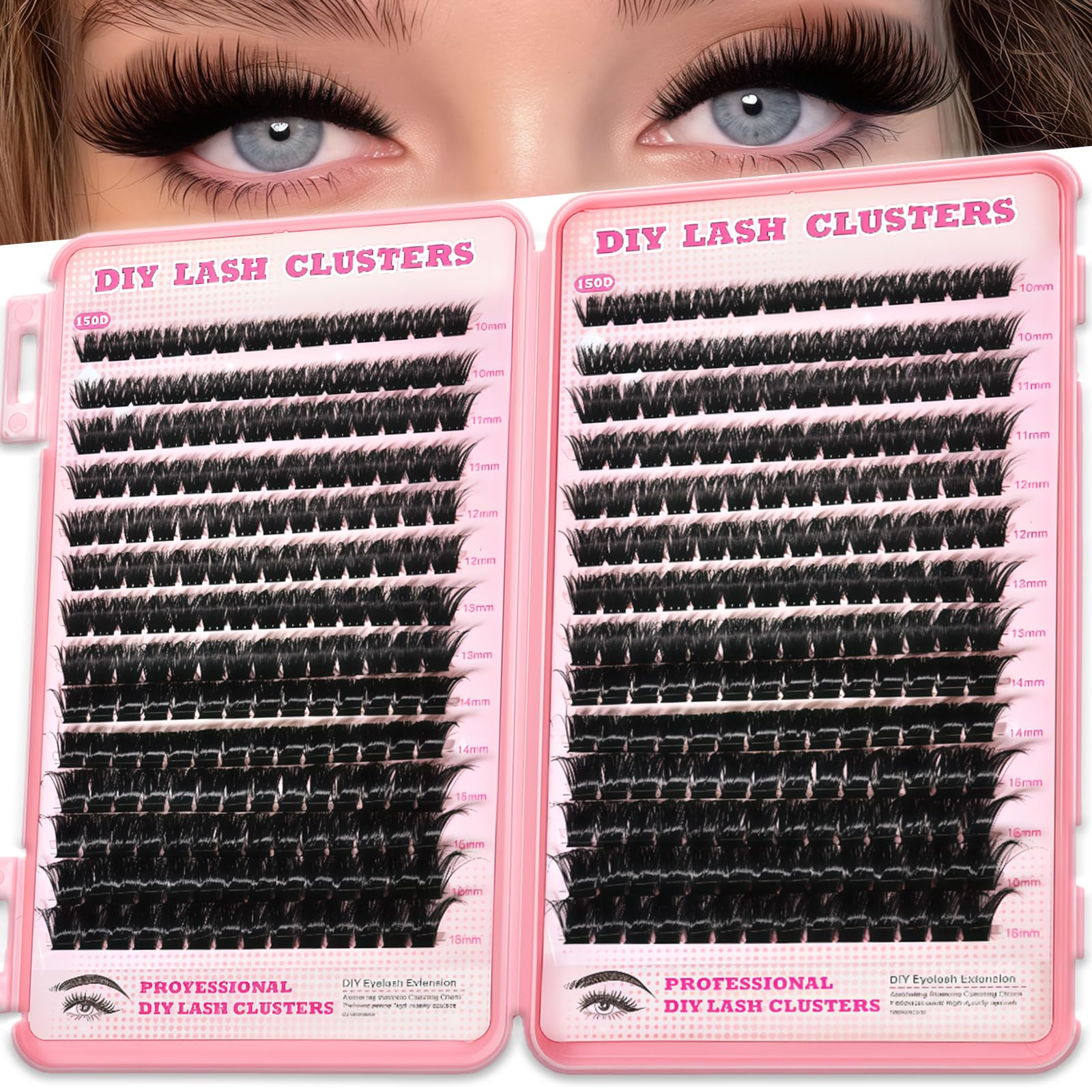 OOPPOO Manga Lash Clusters cover image showing the 392-piece kit for easy planning.