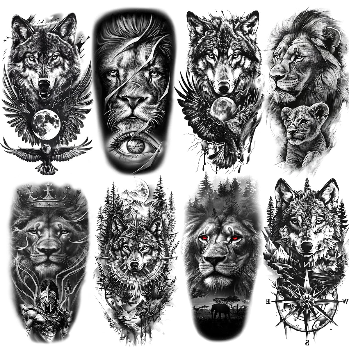 Oottati lion tattoo design on arm for bold, long-lasting body art