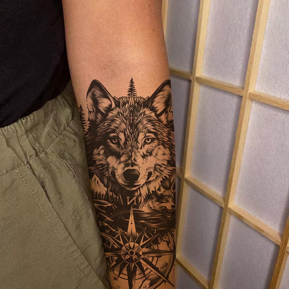Oottati moon tattoo design evokes mystery with skin-safe application