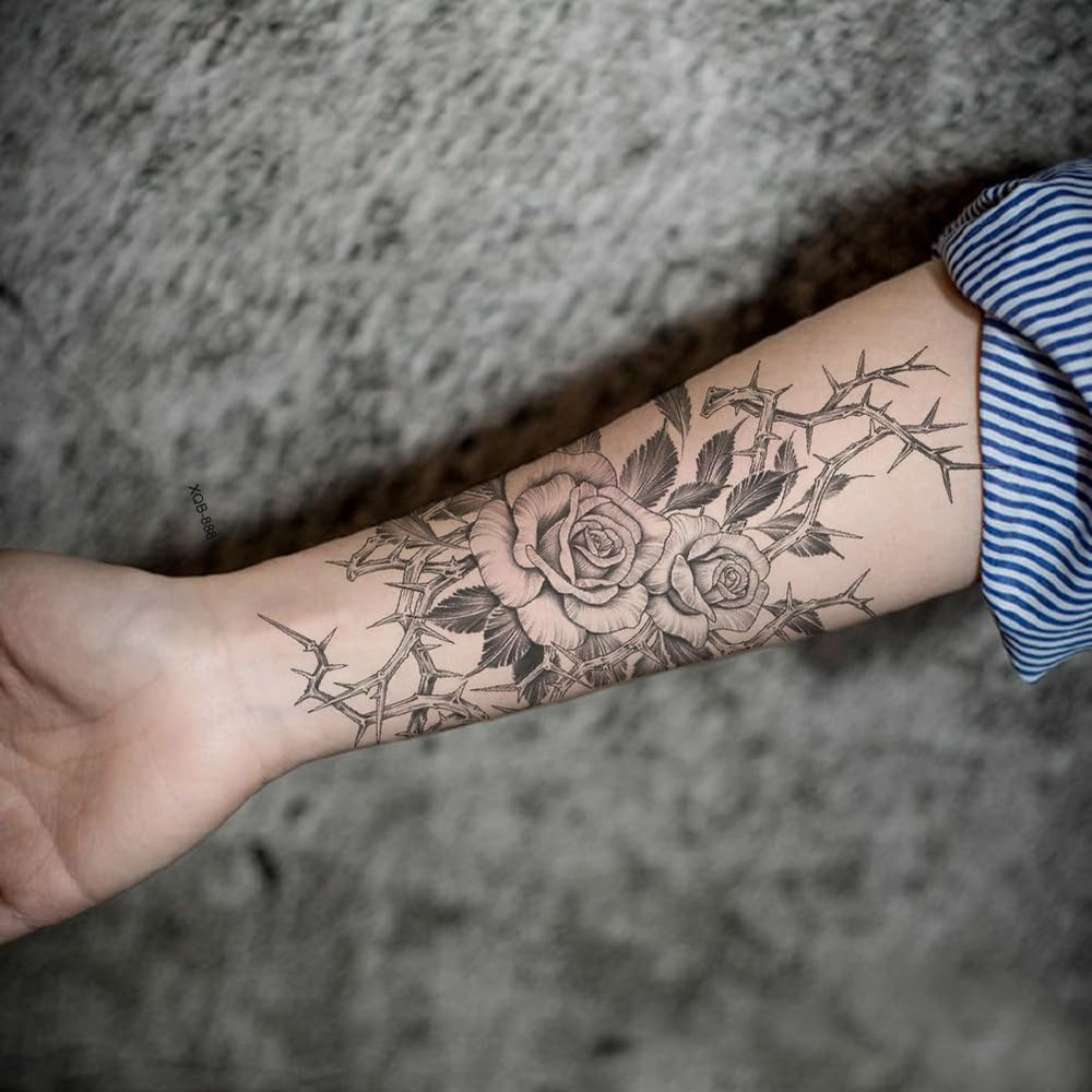 Oottati durable removable tattoo with long-lasting wear.