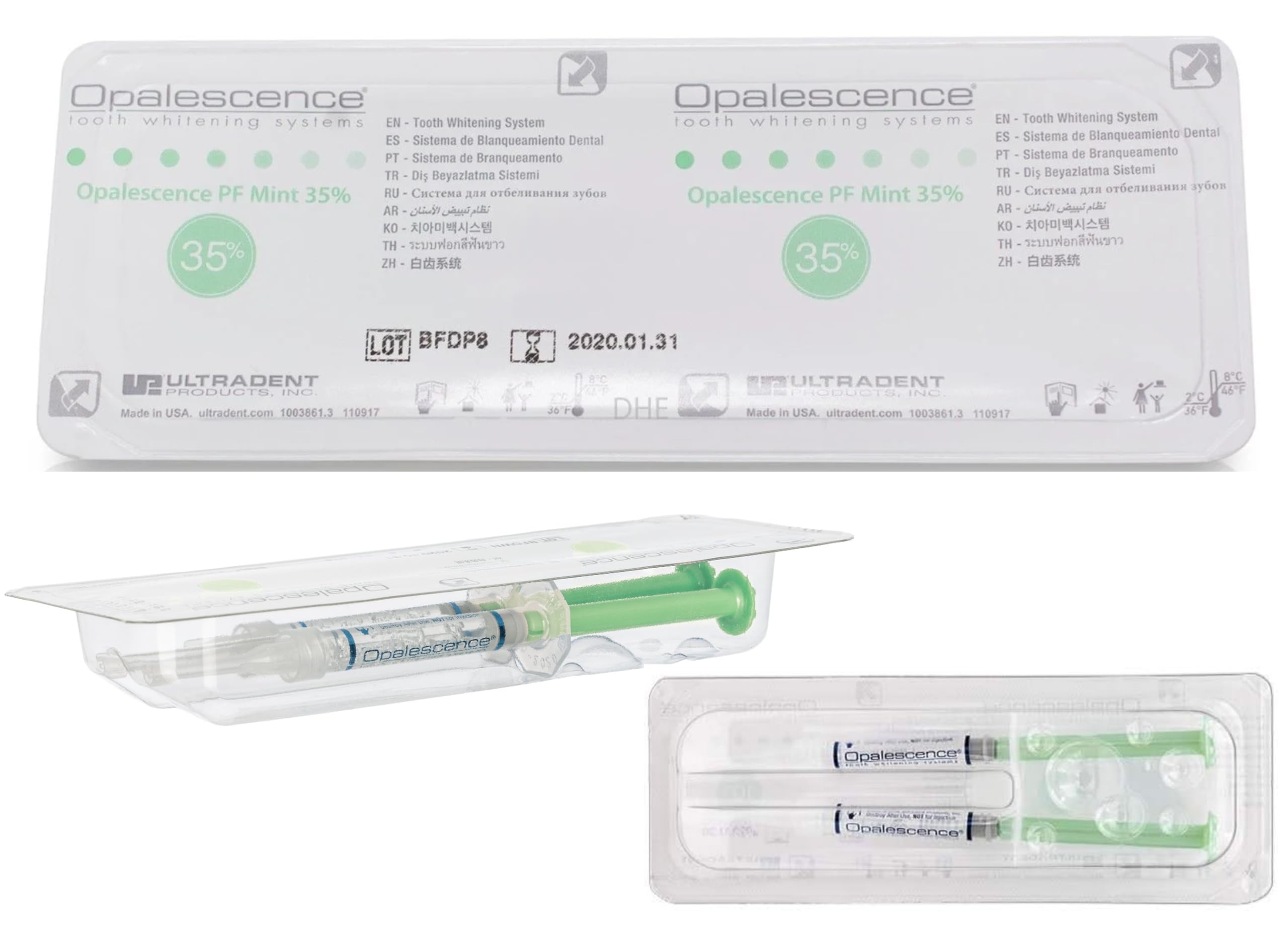 Gel available in four concentrations: 10%, 15%, 20%, 35%