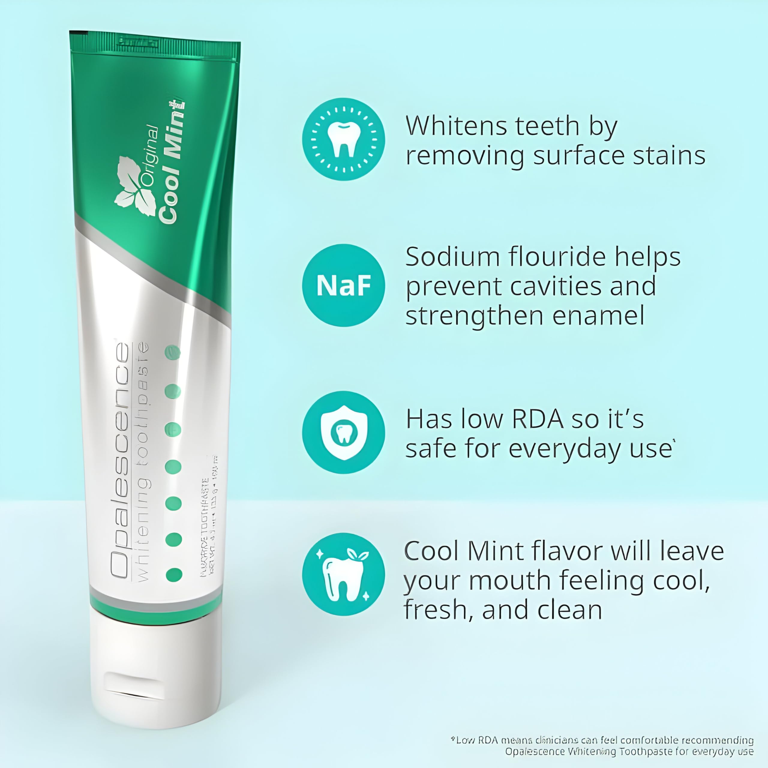 Made in the USA Opalescence whitening care product.
