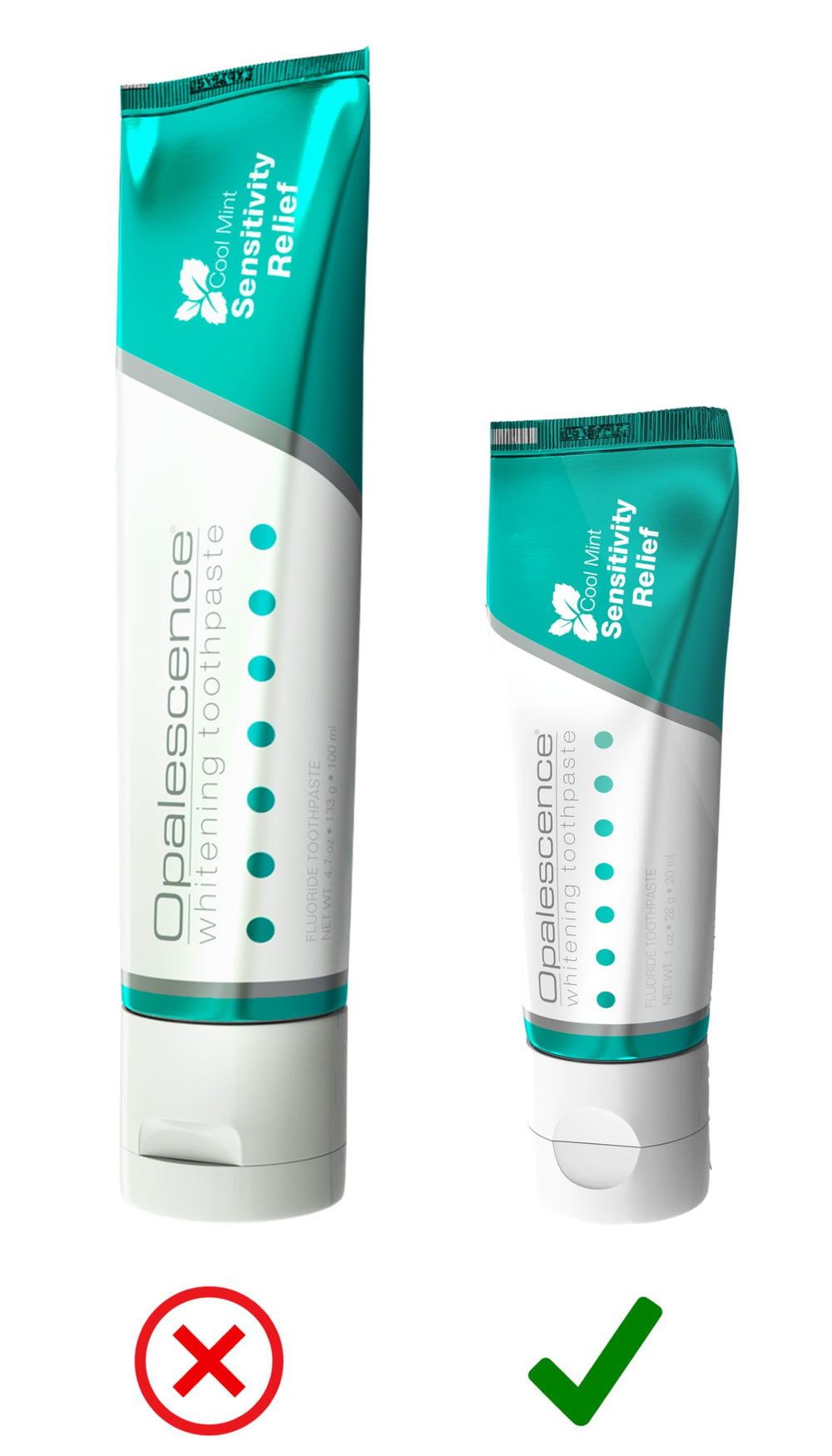 Gluten-free and kosher Opalescence toothpaste icon
