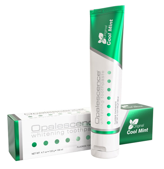Front view of Opalescence Teeth Whitening Toothpaste Cool Mint 4.7 oz (TP-5166-1)