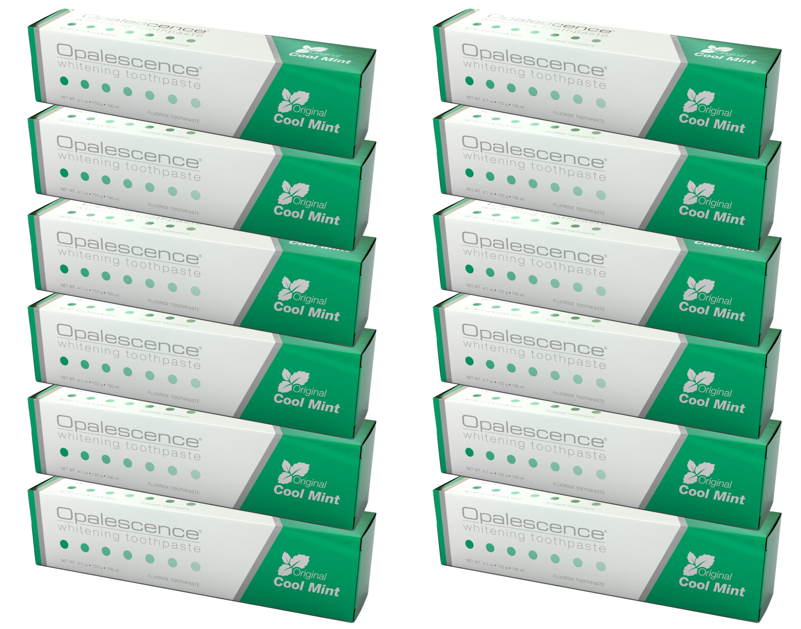 Opalescence Whitening Toothpaste 12-pack box – Cool Mint flavor