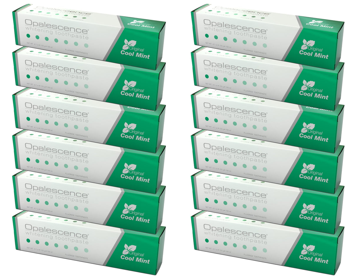 Opalescence Whitening Toothpaste 12-pack box – Cool Mint flavor